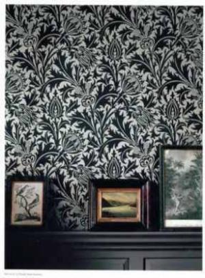 WILLIAM MORRIS THISTLE WALLPAPER